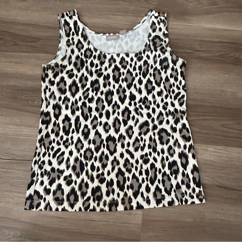 CHICO’S Cheetah Print Tank Top Women Size 0